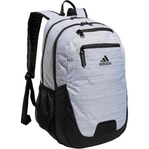 imageadidas Foundation Backpack for Laptop Large Durable Athletic Gym Bag BlackWhite One SizeTwo Tone WhiteBlack