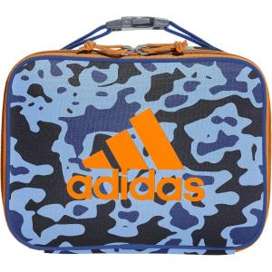 imageadidas Foundation Insulated Lunch Bag for Men and Women Nomad Camo GreySolar GoldSolar RedFlow BlurSignal Orange
