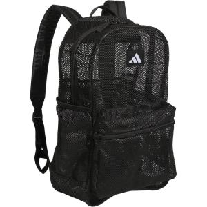 imageadidas Hermosa Mesh Backpack SeeThrough Transparent Clear Festival Bag BlackWhite20 One SizeBlackWhite30