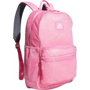 imageadidas Hermosa Mesh Backpack SeeThrough Transparent Clear Festival Bag BlackWhite20 One SizeBliss Pink20