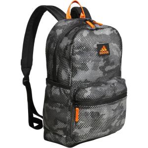 imageadidas Hermosa Mesh Backpack SeeThrough Transparent Clear Festival Bag BlackWhite20 One SizeCamouflage CarbonImpact OrangeBlack20