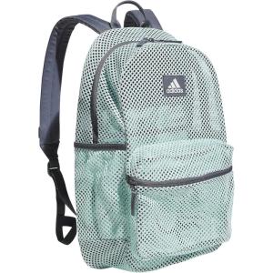 imageadidas Hermosa Mesh Backpack SeeThrough Transparent Clear Festival Bag BlackWhite20 One SizeSemi Flash Aqua BlueOnix Grey20