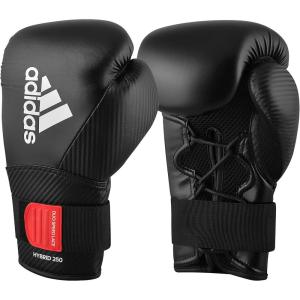 imageadidas Hybrid 250 Elite Boxing Training Gloves  for Boxing Kickboxing MMA Bag Training ampamp Fitness  Boxing Gloves for Men Women ampamp KidsBlack