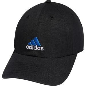imageadidas Kids Baseball Cap for Boys and Girls  Youth Washed Cotton Adjustable Hat  Ultimate SaturdayBlackWhiteBlue Rush