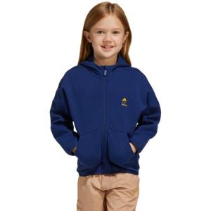 imageadidas Kids Disney Mickey Mouse Hooded Track TopDark BlueCrew Yellow