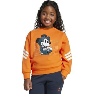 imageadidas Kids Disney Mickey Mouse SweatshirtSemi Impact OrangeOff White