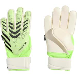 imageadidas Match Predator Fingersave Goalie GlovesLucid LemonWhiteBlack