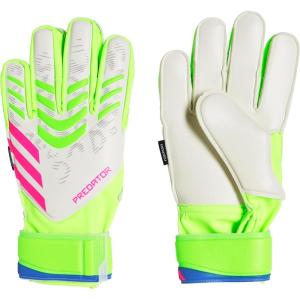 imageadidas Match Predator Fingersave Goalie GlovesLucid LemonWhiteLucid Pink