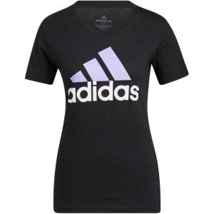 imageadidas Mens Badge of Sport TeeBlackLight PurpleAlmost Pink