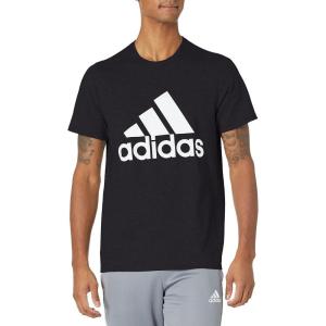 imageadidas Mens Badge of Sport TeeBlackWhite