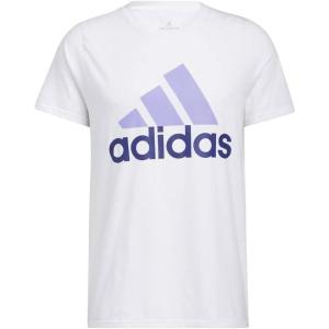 imageadidas Mens Badge of Sport TeeWhite  Light Purple  Legacy Indigo