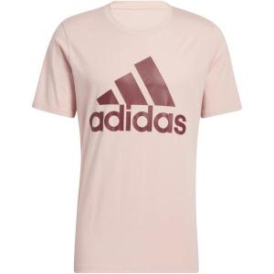 imageadidas Mens Badge of Sport TeeWonder MauveShadow Red