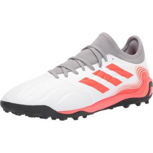 imageadidas Mens Copa Sense3 Turf Soccer ShoesWhiteSolar RedIron Metallic