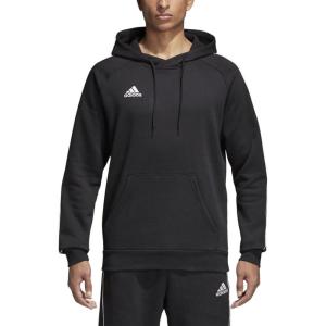 imageadidas Mens Core 18 HoodieBlackWhite