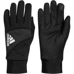 imageadidas Mens Dash 20 Reflective Gloves BlackDash 20 BlackWhite