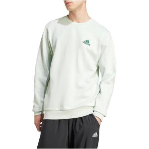 imageadidas Mens Essentials Fleece SweatshirtLinen Green