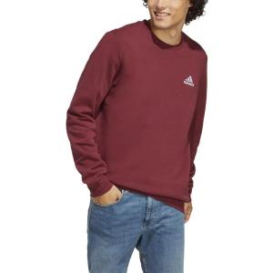 imageadidas Mens Essentials Fleece SweatshirtShadow Red