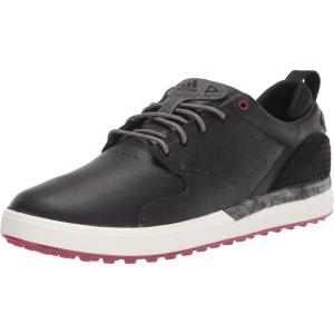 imageadidas Mens Flopshot Spikeless Golf ShoesCore BlackGrey SixLegacy Burgundy