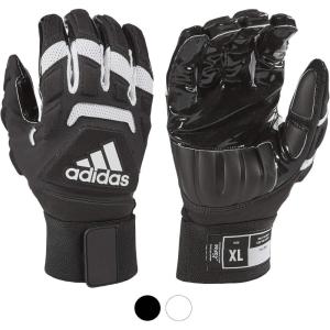 imageadidas Mens Freak MAX 20 Padded Lineman Football GlovesMax 20 Black