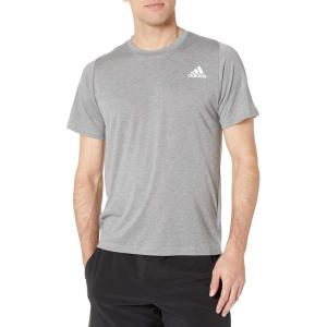 imageadidas Mens Freelift Sport Prime Heather TeeGrey Melange