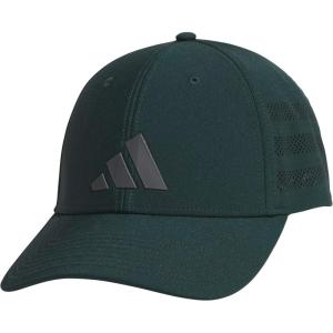 imageadidas Mens Gameday Stretch Fit Baseball CapAurora Green IvyGrey Six40