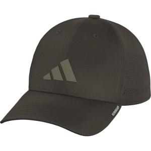 imageadidas Mens Gameday Stretch Fit Baseball CapShadow Olive GreenOlive Strata Green40