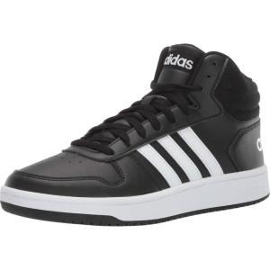 imageadidas Mens Hoops 20 MidBlackWhiteBlack