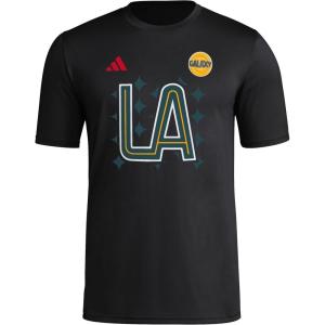 imageadidas Mens La Galaxy MLS Short Sleeve TShirtBlack La