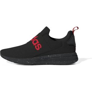 imageadidas Mens Lite Racer Adapt 40 Running ShoeCore BlackVivid RedCarbon
