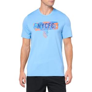 imageadidas Mens New York City Fc MLS Short Sleeve TShirtBahia Blue