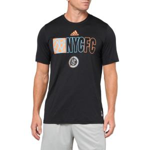 imageadidas Mens New York City Fc MLS Short Sleeve TShirtBlack
