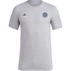 imageadidas Mens New York City Fc MLS Short Sleeve TShirtMedium Grey Heather