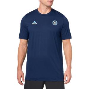 imageadidas Mens New York City Fc MLS Short Sleeve TShirtTeam Navy Blue