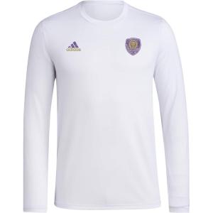 imageadidas Mens Orlando City Soccer Club MLS Long Sleeve TShirtWhite