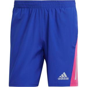 imageadidas Mens Own The Run ShortsLucid BlueSemi Lucid FuchsiaReflective Silver 2023