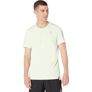 imageadidas Mens Own The Run TeeAlmost LimeReflective Silver
