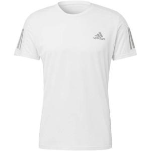 imageadidas Mens Own The Run TeeCore WhiteReflective Silver