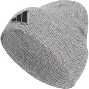 imageadidas Mens Postseason Fold BeanieHeather GreyGreyBlack