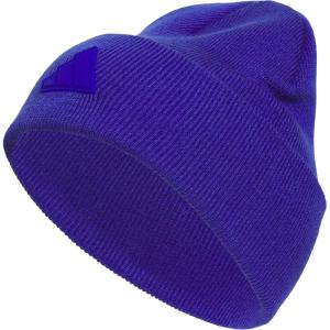 imageadidas Mens Postseason Fold BeanieSemi Lucid BlueBlack