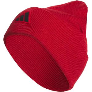 imageadidas Mens Postseason Fold BeanieTeam Power RedBlack