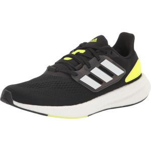 imageadidas Mens Pureboost 22 Running ShoesBlackWhiteSolar Yellow