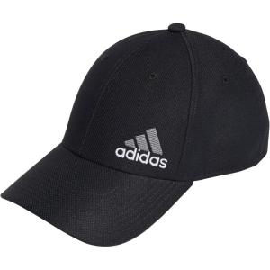 imageadidas Mens Release 3 Structured Stretch Fit CapBlackWhiteGrey