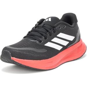 imageadidas Mens Run Falcon 5 SneakerBlackWhiteBright Red