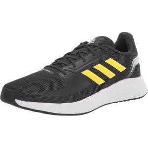 imageadidas Mens Runfalcon 20 Running ShoeCarbonBeam YellowWhite