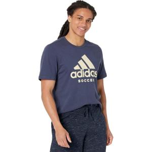 imageadidas Mens Soccer Logo TeeShadow Navy