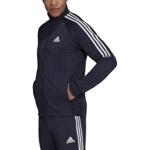 imageadidas Mens Standard Aeroready Sereno Cut 3Stripes Slim Track TopLegend Ink