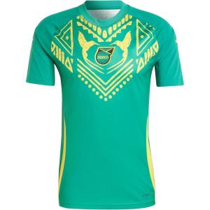imageadidas Mens Standard Jamaica 2024 PreMatch JerseyBold Green