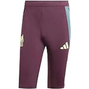 imageadidas Mens Standard Mexico 2024 Tiro Training ShortsDark BurgundyGreen Spark