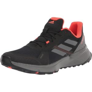 imageadidas Mens Terrex Soulstride Trail RunnersBlackGreySolar Red