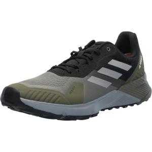 imageadidas Mens Terrex Soulstride Trail RunnersOlive StrataSolid GreyBlack